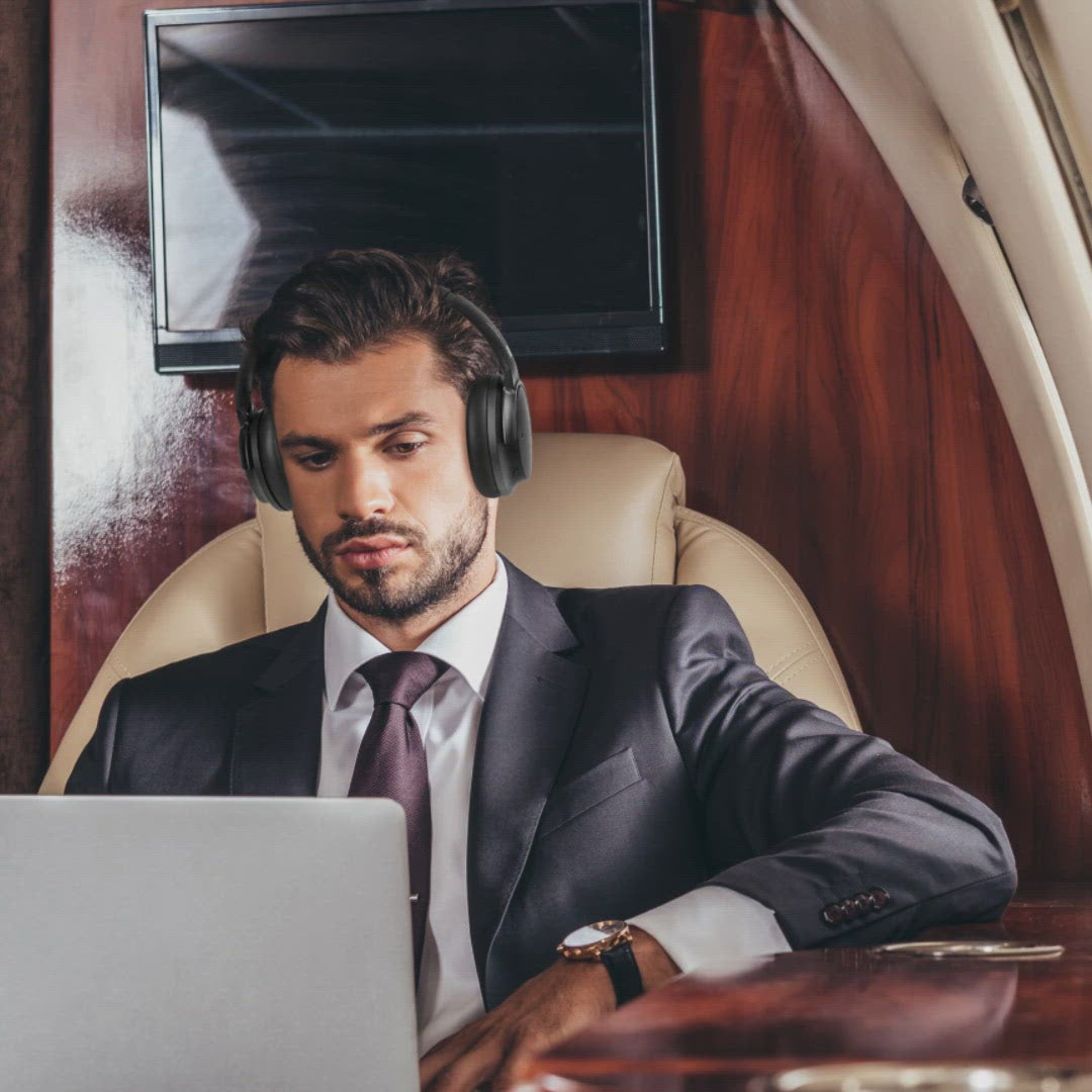 Video of Morpheus 360 Synergy HD Active Noise Cancelling Wireless Headphones.