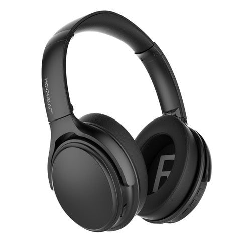 Photo of Morpheus 360 Krave ANC Wireless Headphones showing the padded headband and Plush comfortable earcups.