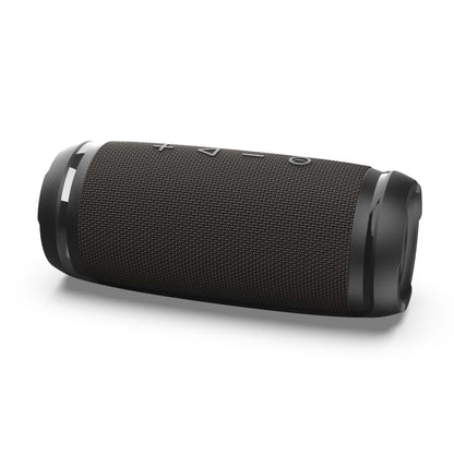 Side View of Morpheus 360 Sound Stage Waterproof Speaker Model BT5850BLK Horizontally placed on a surface