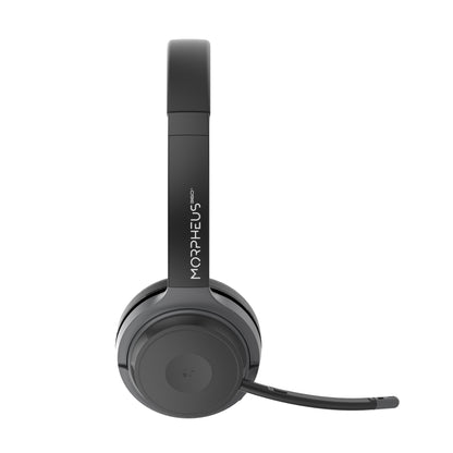 Right side profile of the Advantage Wireless Stereo Headset with Boom Microphone.