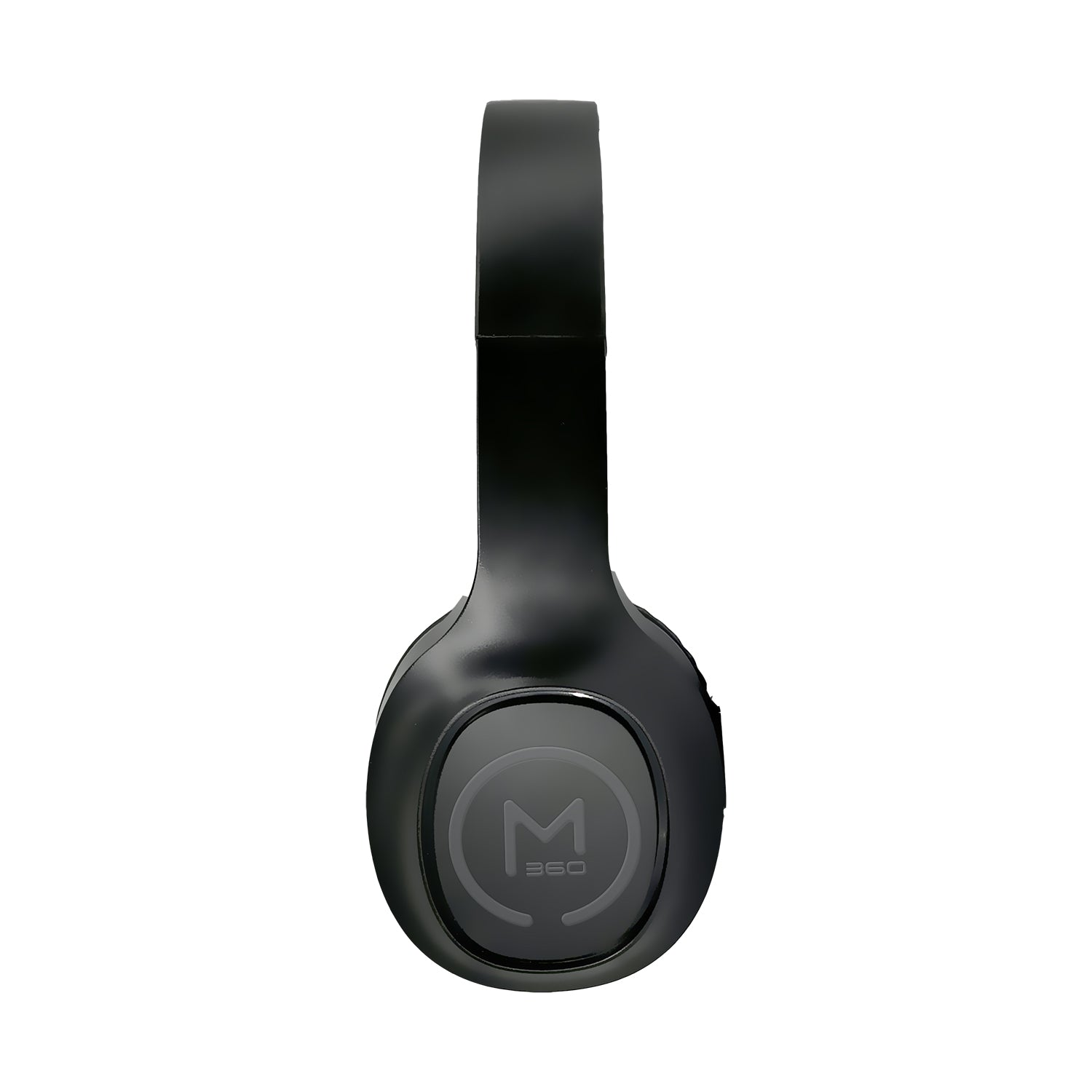 Photo of Morpheus 360 Tremors Wireless on-ear Headphones - Black, side view.
