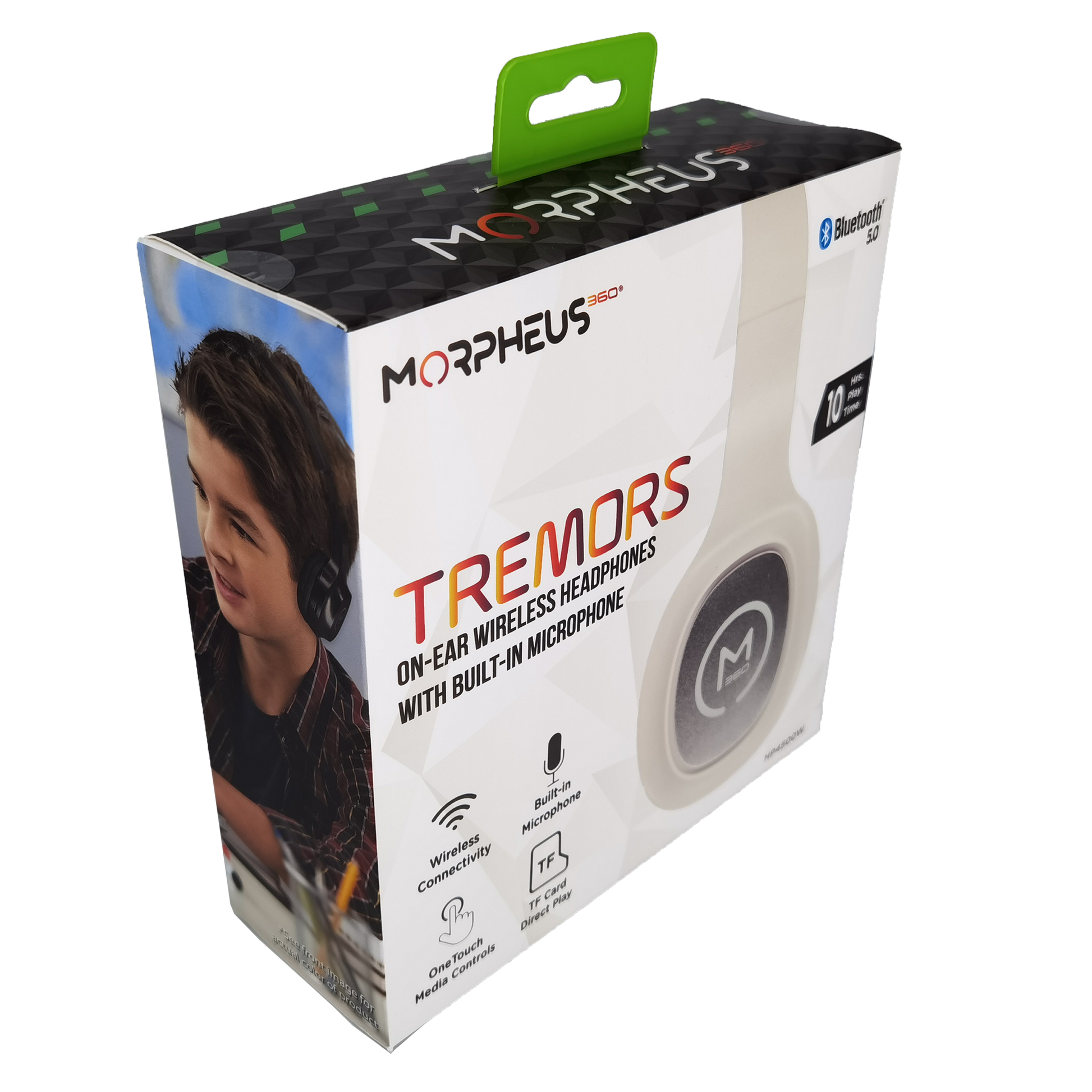 Morpheus 360 Tremors - Auriculares Bluetooth | Micrófono incorporado |  Auriculares inalámbricos | Auriculares para juegos | Auriculares en la  oreja 
