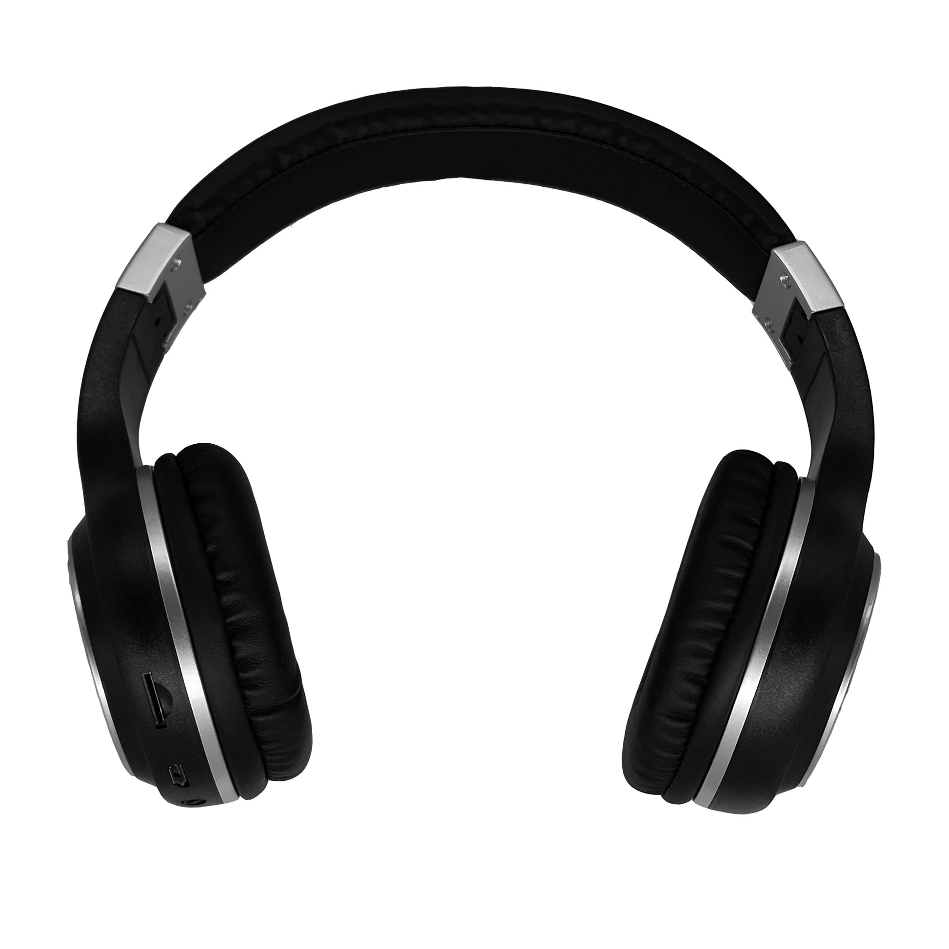 Photo of Morpheus 360 Serenity Wireless Over Ear Headphones showing the Serenity headphones from a view of being placed on ones head.